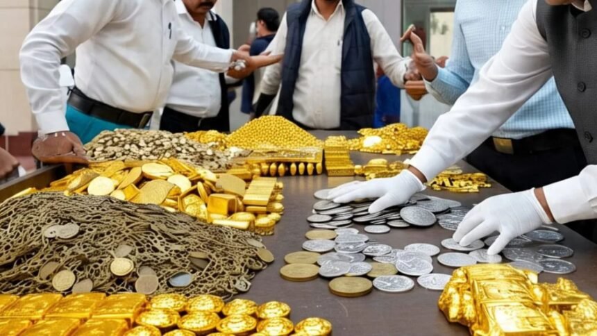 Patna में तीन आभूषण कारोबारियों के ठिकानों पर Raid , 70 किलो सोना और 5500 किलो चांदी बरामद