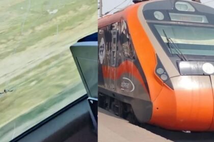 वंदे भारत एक्सप्रेस ट्रेन पर फिर पथराव, भागलपुर-हावड़ा जाते समय हुई घटना