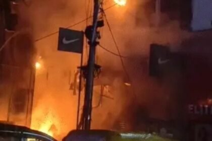 पटना के होटल सम्राट इंटरनेशनल में लगी भीषण आग, अफतरातफरी के बीच खिड़की से कूदे लोग