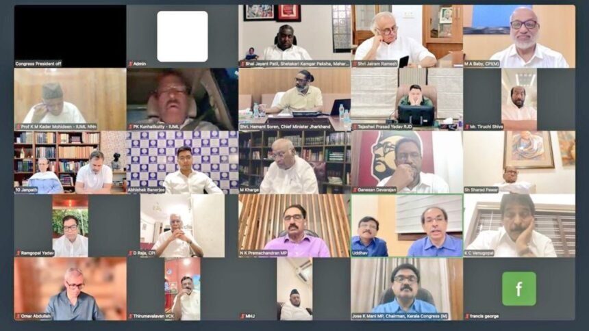 बिहार विधानसभा चुनाव से पहले इंडिया गठबंधन की बैठक, हेमंत सोरेन ने SIR पर उठाए सवाल