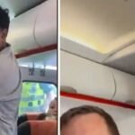 ‘अल्लाह हू अकबर’ चिल्ला कर विमान को बम से उड़ाने की धमकी,भारतीय यात्री ने आसमान में किया खूब ड्रामा- VIDEO