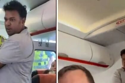 ‘अल्लाह हू अकबर’ चिल्ला कर विमान को बम से उड़ाने की धमकी,भारतीय यात्री ने आसमान में किया खूब ड्रामा- VIDEO