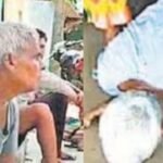 Shameful incident in Ranchi: Miscreants beat up an old man and then made him lick their spit