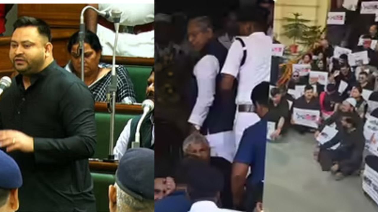 बिहार विधानसभा में SIR पर हुआ बवाल, विपक्ष के विधायकों ने टेबल पलटा, तेजस्वी ने कहा चर्चा जरूरी