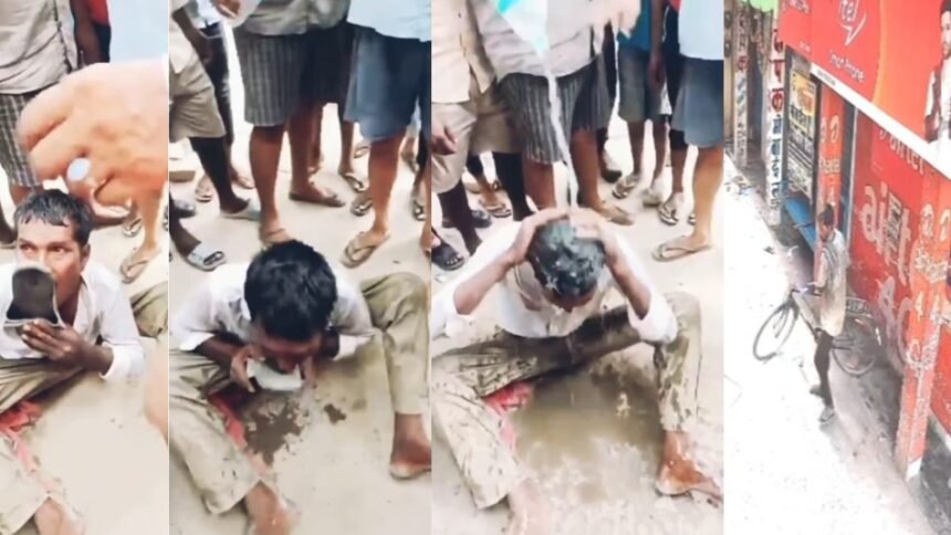 चप्पल पर थूक रखकर चटवाया, बिहार में चोरी के आरोप में शख्स के साथ अमानवीय व्यवहार, देखे VIDEO