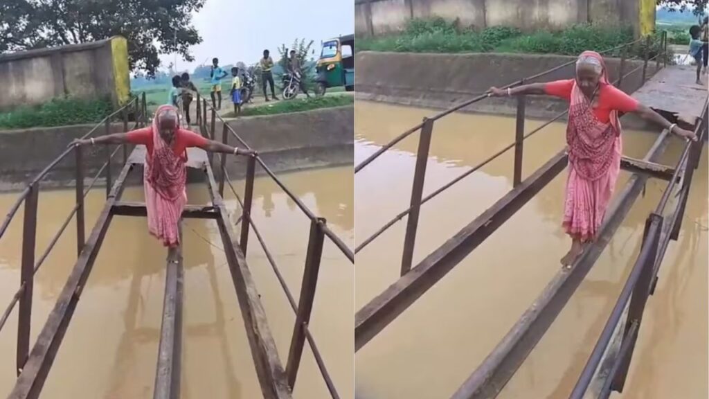 झारखंड में जान हथेली पर रखकर पार कर रहे लोग पुल, जरा सी चूक और समझो...देखिए रौंगटे खड़े करने वाला VIDEO