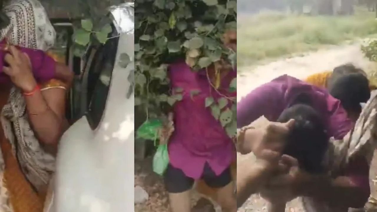 श्मशान घाट में BJP का जिला मंत्री महिला के साथ आपत्तिजनक स्थिति में पकड़ा गया, VIDEO बनाते ही मांगने लगे माफी