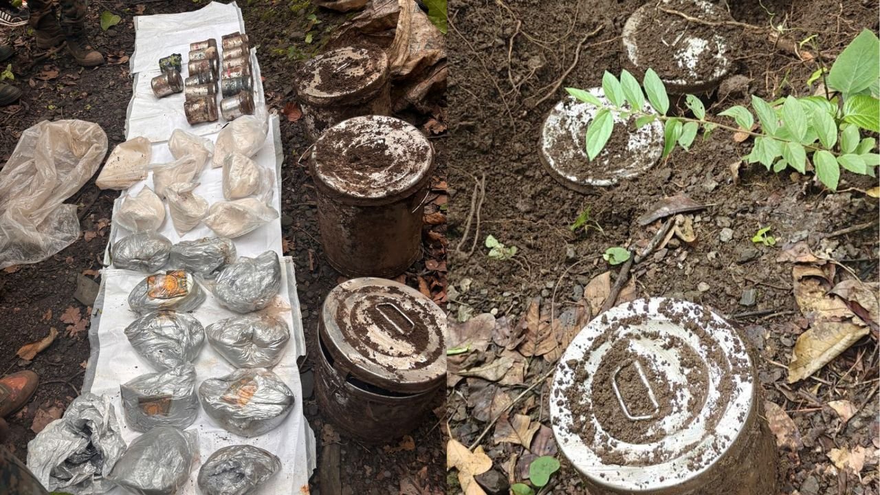 चाईबासा में सुरक्षाबलों को नक्सलियों के खिलाफ मिली बड़ी सफलता, 14 IED, हैंड ग्रेनेड समेत भारी संख्या में विस्फोटक सामग्री बरामद