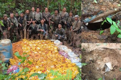 चाईबासा में नक्सलियों के खिलाफ अभियान में सुरक्षाबलों को मिली बड़ी सफलता, 18 हजार डेटोनेटर किया बरामद