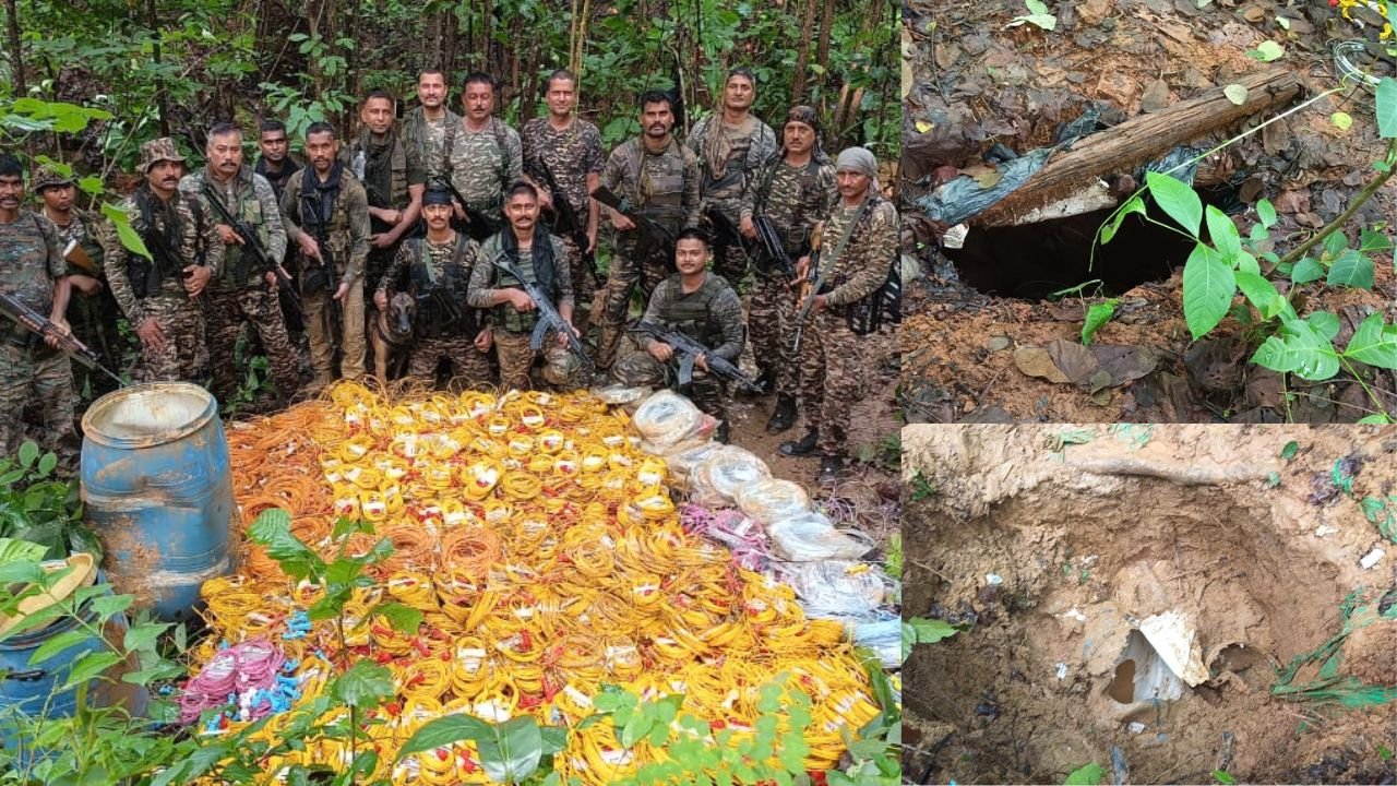 चाईबासा में नक्सलियों के खिलाफ अभियान में सुरक्षाबलों को मिली बड़ी सफलता, 18 हजार डेटोनेटर किया बरामद