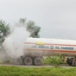 जमशेदपुर में पेट्रोल पंप के पास गैस टैंकर में रिसाव, बहरागोड़ा-बारिपदा NH को किया गया बंद