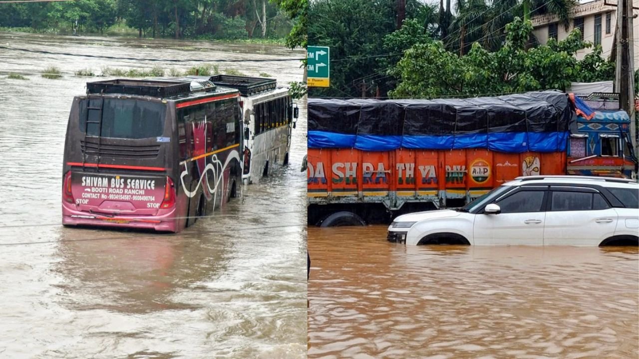 Jharkhand में अगले 24 घंटे होगी भारी बारिश, कोल्हान में पानी से कई गांवों का कटा संपर्क