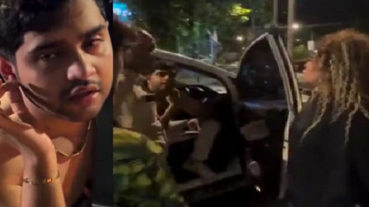 कपड़े उतार दौड़ाई कार, महिला को दी गालियां, MNC नेता के बेटे की गुंडई, देखे VIDEO