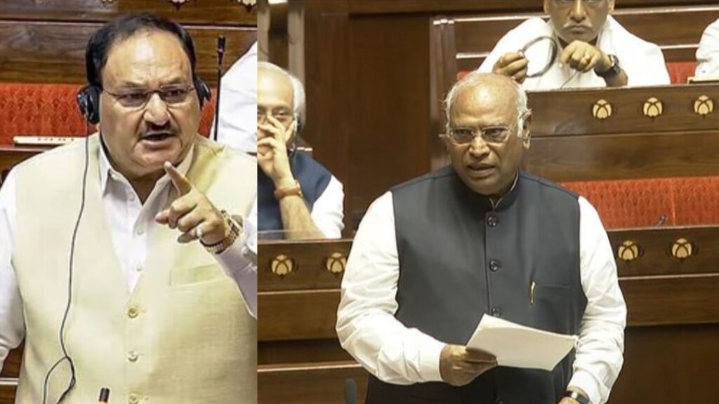 जेपी नड्डा ने मल्लिकार्जुन खरगे को लेकर कह दिया कुछ ऐसा, संसद में मांगनी पड़ी माफी