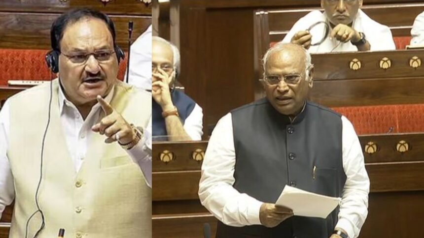 जेपी नड्डा ने मल्लिकार्जुन खरगे को लेकर कह दिया कुछ ऐसा, संसद में मांगनी पड़ी माफी