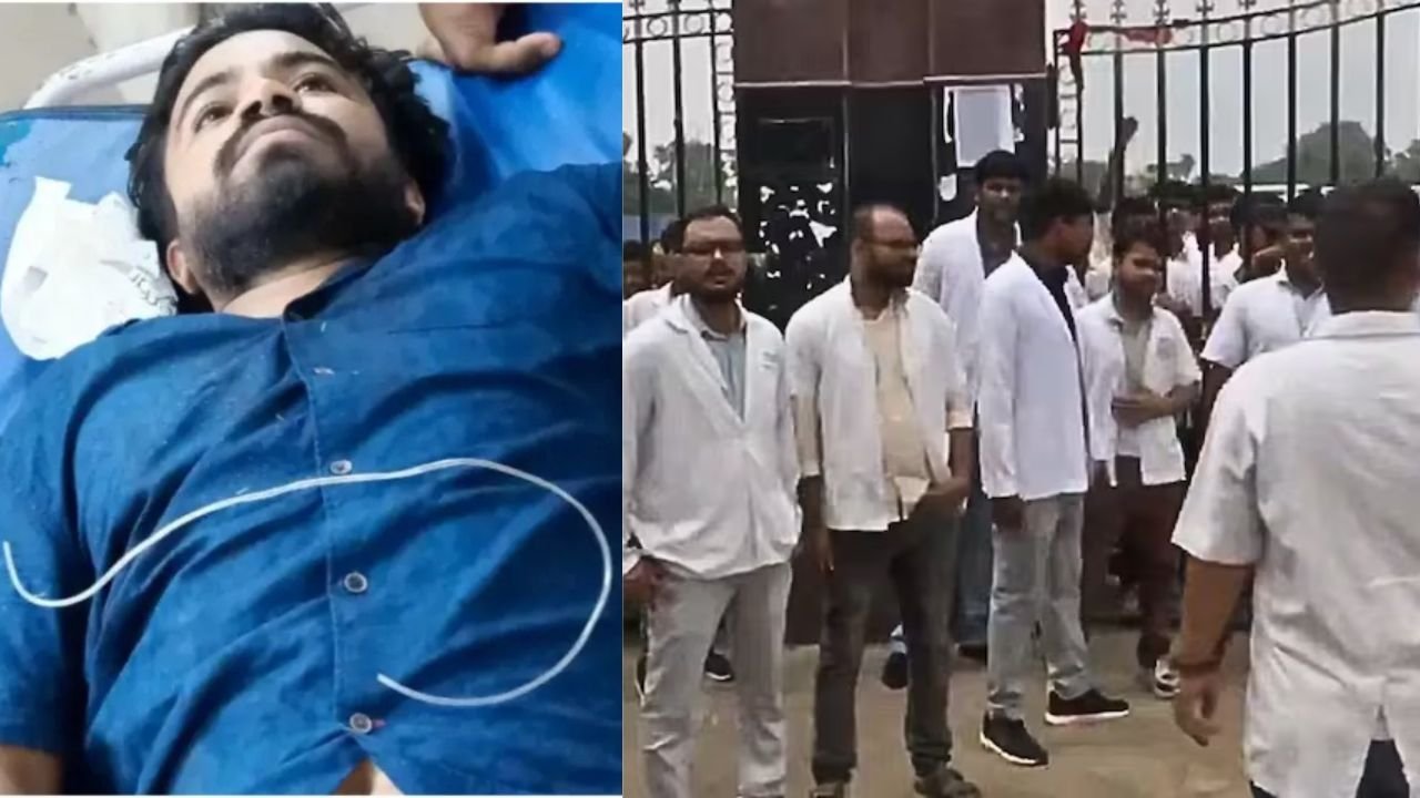 पटना में वेटनरी ग्राउंड में गोलीबारी के बाद छात्रों का प्रदर्शन, फायरिंग की घटना से बौखलाएं छात्रों ने किया प्रदर्शन