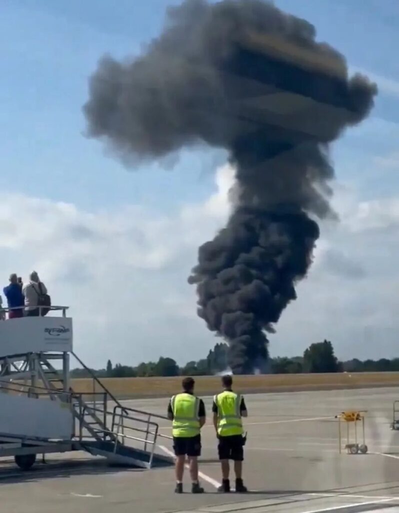 plane crash London Southend Airport in Essex