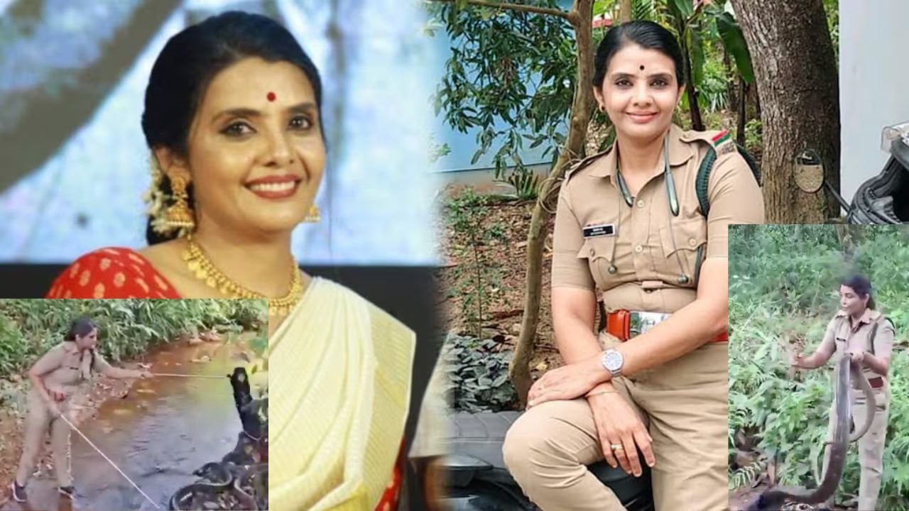 roshni gs snake catcher of kerala forest