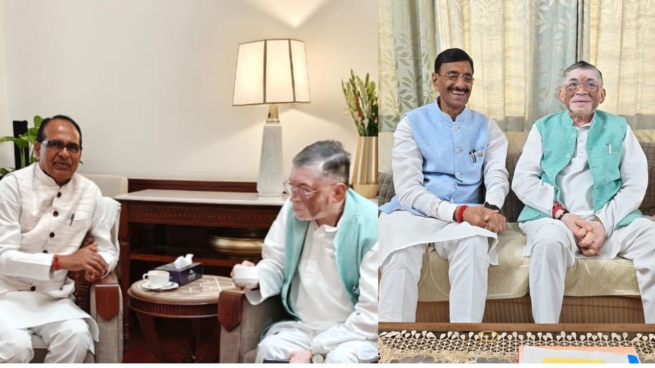 झारखंड के राज्यपाल संतोष गंगवार दिल्ली दौरे पर, केंदीय मंत्री शिवराज सिंह चौहान और संजय सेठ से हुई मुलाकात