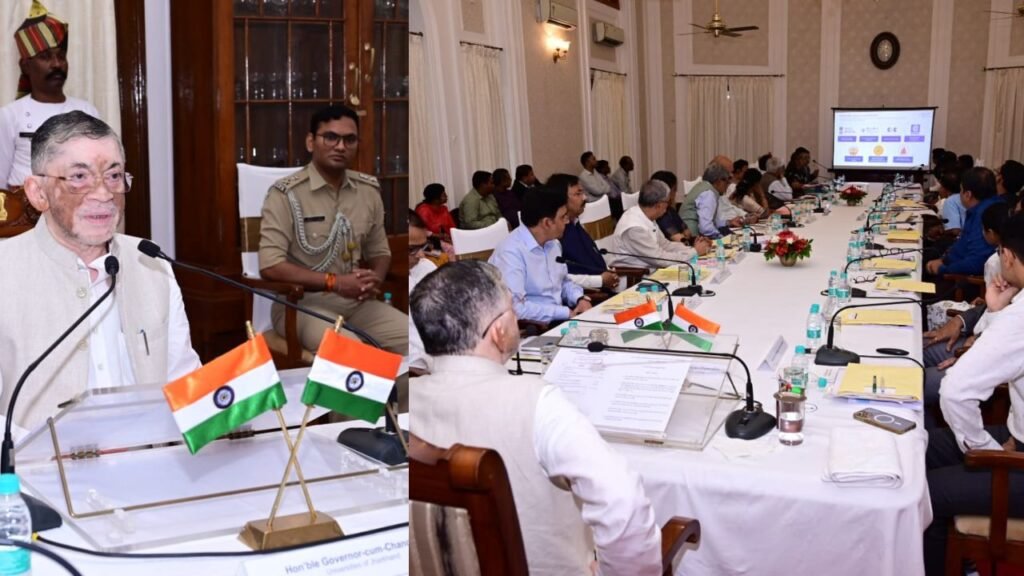 राज्यपाल संतोष गंगवार ने कुलपतियों के साथ की समीक्षा बैठक, सेशल लेट होने को लेकर दिखे सख्त