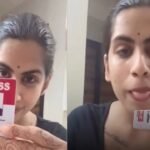 Republic Bharat News चैनल की पत्रकार का वीडियो वायरल, पहले ID को काटा फिर उस पर थूक दिया