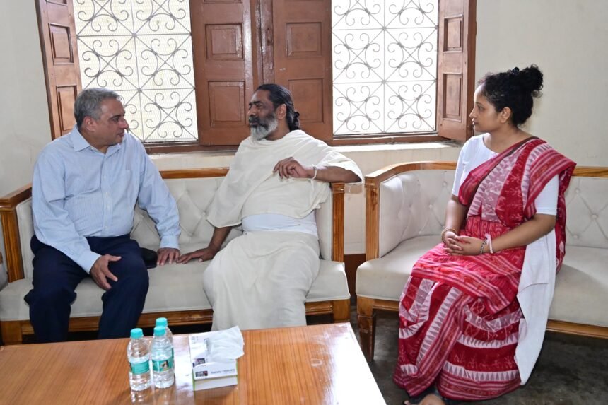 tata steel ceo tv narendran meet hemant soren