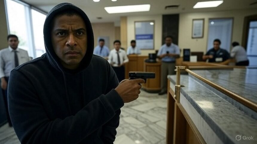 पटना में दिनदहाड़े बैंक में घूसे अपराधी, ज्वेलरी शॉप के कर्मचारी पर तान दिया पिस्टल, मचा हड़कंप