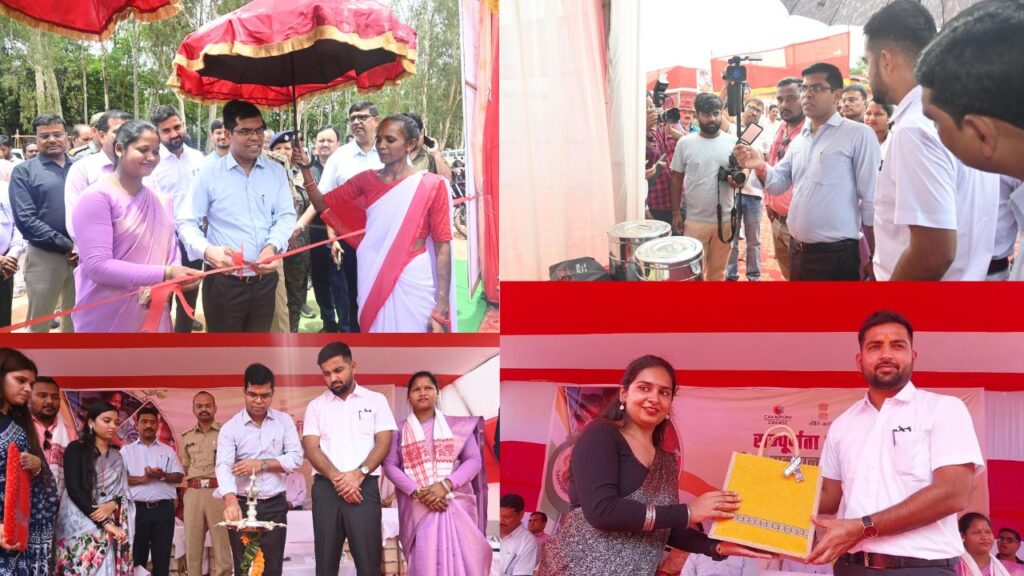 लोहरदगा में आकांक्षा हाट का DC ने किया उद्घाटन, उपायुक्त ने कहा-स्थानीय उत्पाद को बढ़ावा देना उद्देश्य