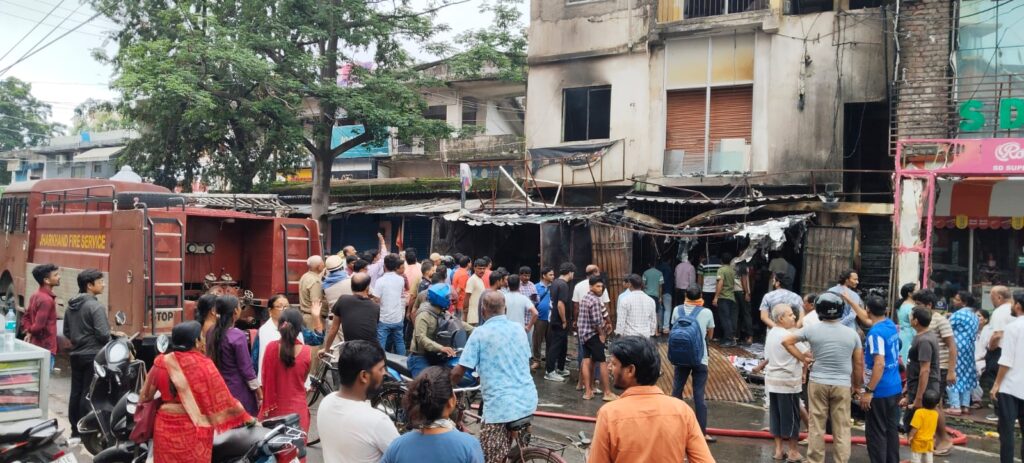 fire in ranchi