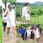 मुख्यमंत्री हेमंत सोरेन पैदल निकल गए नेमरा गांव घूमने, गलियों और पगडंडियों पर होते हुए खेतों का किया दौरा किसानों से की मुलाकात