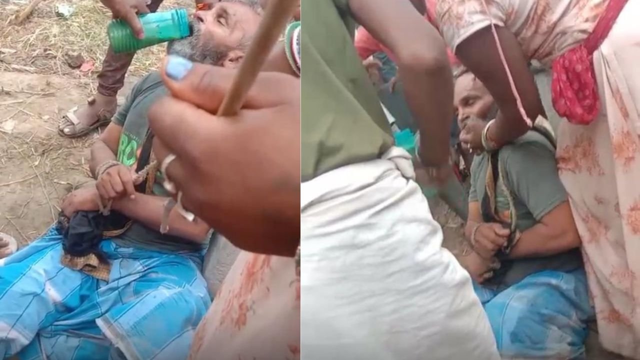 बिहार में भीड़ का क्रूर चेहरा! जादू-टोना के शक में दो लोगों को पिलाया मल, VIDEO सोशल मीडिया पर वायरल