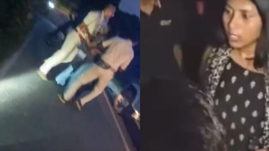 बिहार में वाहन चेकिंग के नाम पर पुलिस की शर्मनाक हरकत, पति को पीटा-पत्नी के साथ की बदसलूकी, VIDEO हुआ वायरल