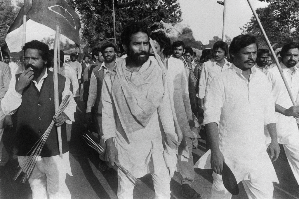 nirmal mahto with shibu soren