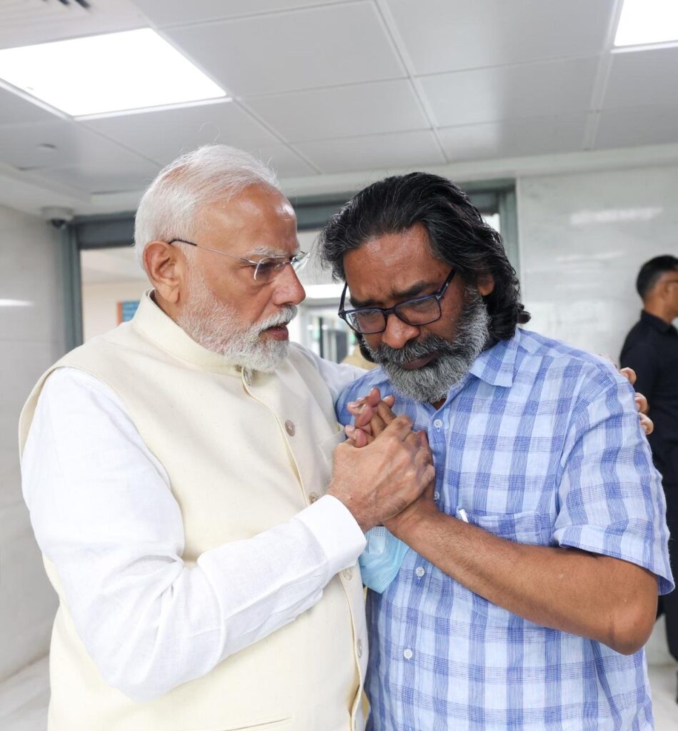 pm modi shibu soren