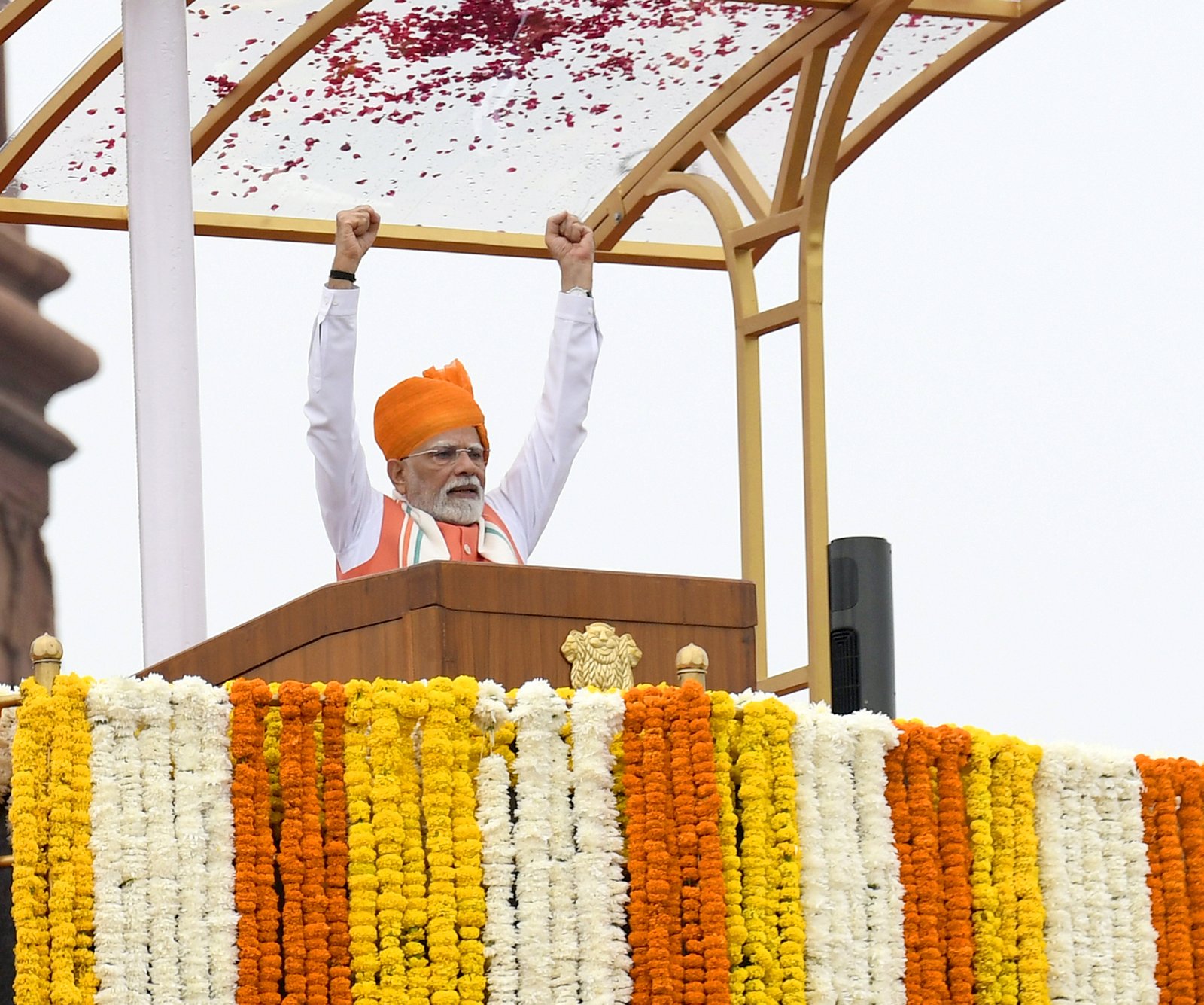 PM graced the 79th Independence Day celebrations at Red Fort, in Delhi on August 15, 2025.
