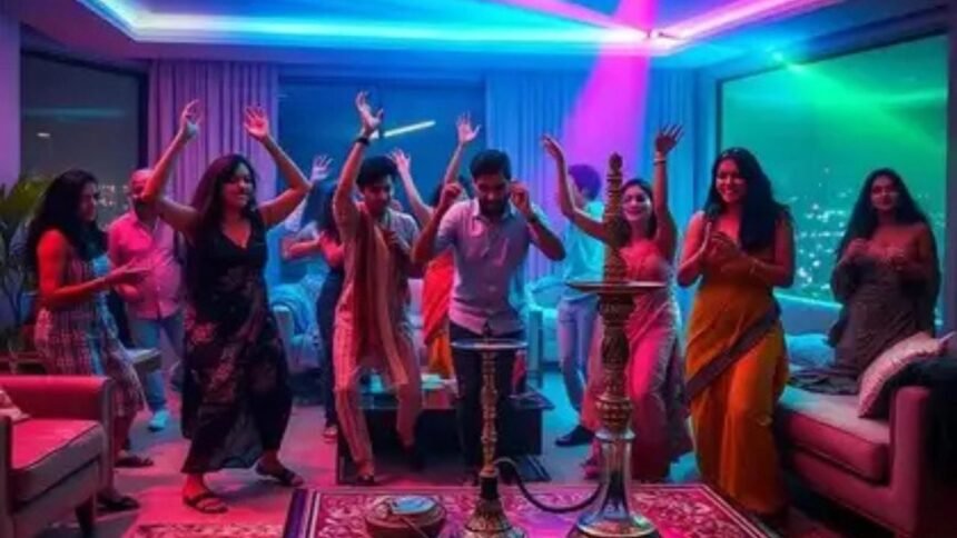 कंपनी का टारगेट पूरा करने के लिए दी गई रेव पार्टी, 9 लड़कियां और 28 कारोबारी छापेमारी में पकड़े गए