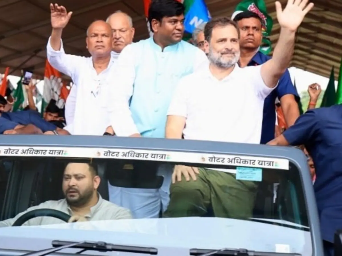 voter adhikar yatara-rahul-tejshwi