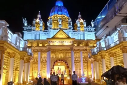 रांची में विरोध के बाद हटाया गया वेटिकन सिटी वाला पूजा पंडाल, ईसा-मरियम की जगह अब श्रीकृष्ण और श्रीराम की तस्वीर