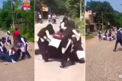 जमशेदपुर में इंटर कॉलेज की छात्राओं के बीच मारपीट, एक-दूसरे को गिराकर जमकर पीटा