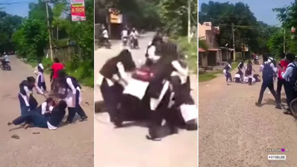 जमशेदपुर में इंटर कॉलेज की छात्राओं के बीच मारपीट, एक-दूसरे को गिराकर जमकर पीटा