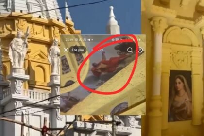 रांची के दुर्गा पंडाल की थीम इटली के वेटिकन सिटी पर, चर्च के तर्ज पर दुर्गा पंडाल की झांकी को लेकर विवाद, VHP ने जताई आपत्ति