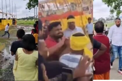 मनीष कश्यप बेज्जती के बाद कुर्सी फेंककर निकले, प्रशांत किशोर की सभा से पहले भाई के साथ हाथापाई