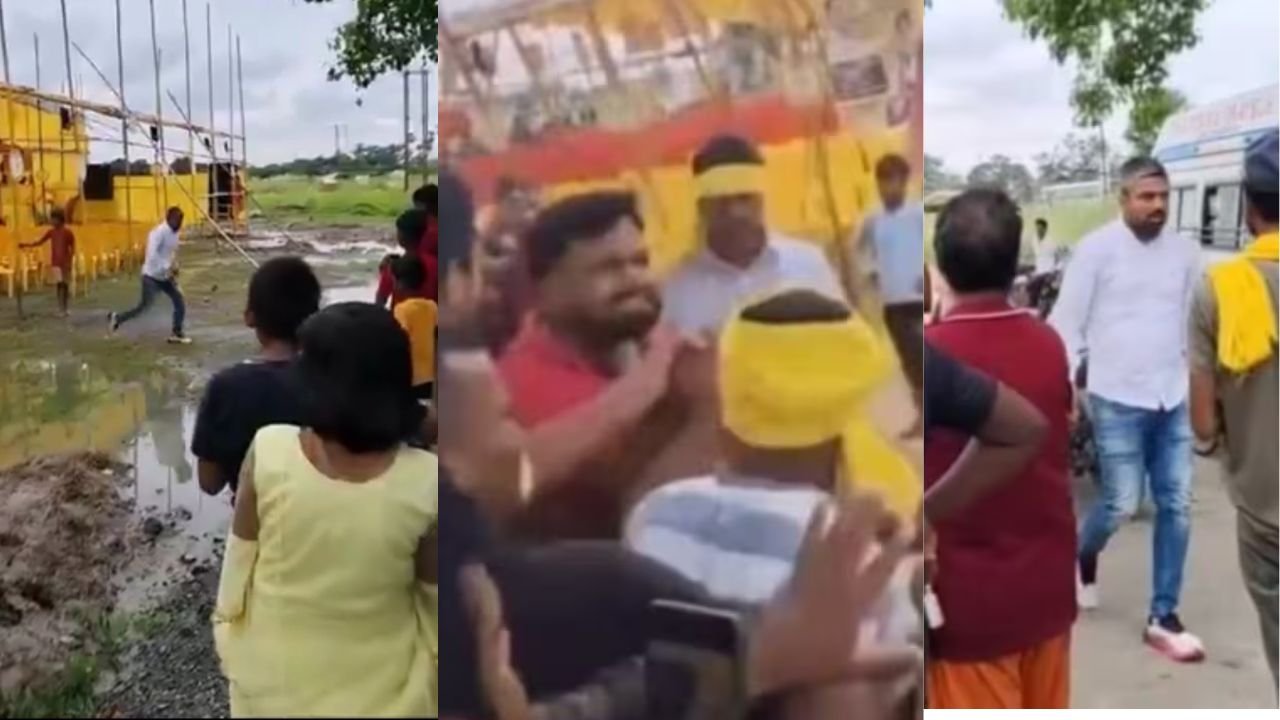 मनीष कश्यप बेज्जती के बाद कुर्सी फेंककर निकले, प्रशांत किशोर की सभा से पहले भाई के साथ हाथापाई