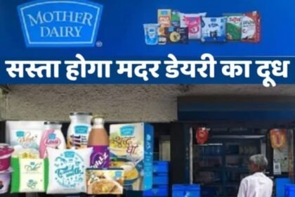 Mother Dairy Milk होगा सस्ता,फूड प्रोडक्ट्स के भी दाम घटेंगे, ग्राहकों के लिए राहत की खबर