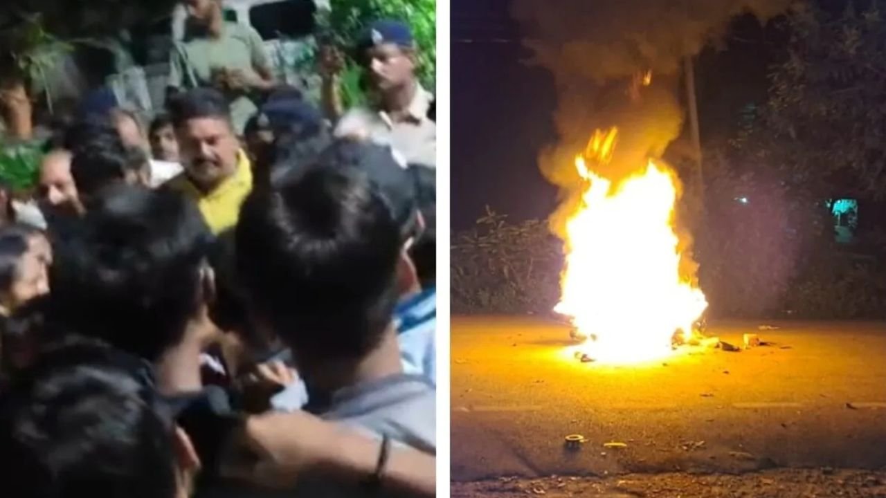 बिहार में इंजीनियरिंग कॉलेज की छात्रा ने छत से कूदकर दे दी जान, प्रिंसिपल पर प्रताड़ना का आरोप, नाराज छात्रों ने DSP की गाड़ी फूंकी