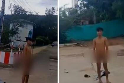 यूनिवर्सिटी कैंपस में कपड़े उतारकर खड़े हो गया छात्र,सुरक्षाकर्मियों ने दबोचा