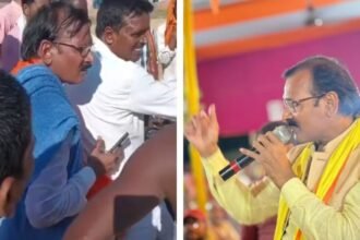 बिहार में बीजेपी विधायक युवक पर भड़के, कहा-ज्यादा होशियार मत बनो, देखिये VIDEO