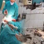 पटना PMCH में सर्जरी के समय ऑपरेशन थियेटर की छत गिरी, डॉक्टर के पैर में लगी चोट, नर्स बाल-बाल बची