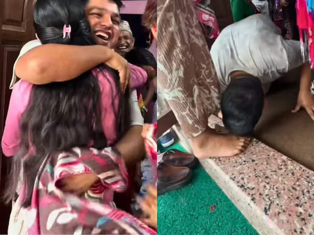 बेटी को शुरू हुए पीरियड्स, तो घरवालों ने मनाया जश्न, मर्दों ने पैसे चढ़ाकर चरणों में टेका माथा!, देंखे वीडियो 1 family-celebrate-first-periods-of-daughter-viral-video-2025-09