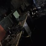 fire in police headquater